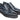 Paul Parkman Men's Smart Casual Cap Toe Oxford Shoes Navy Leather in #color_