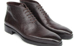 Paul Parkman Men's Brown Floater Leather Ankle Boots