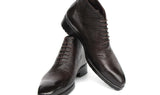 Paul Parkman Men's Brown Floater Leather Ankle Boots