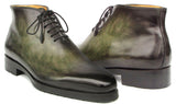 Paul Parkman Men's Green Patina Ankle Boots