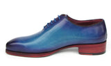 Paul Parkman Goodyear Welted Wholecut Oxfords Blue & Turquoise