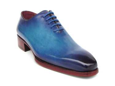Paul Parkman Goodyear Welted Wholecut Oxfords Blue & Turquoise
