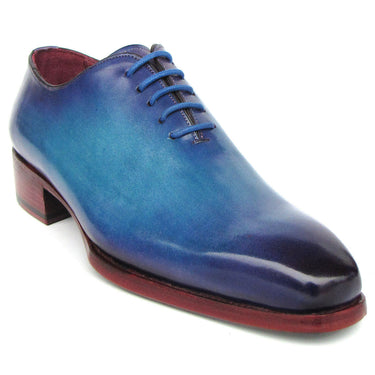 Paul Parkman Goodyear Welted Wholecut Oxfords Blue & Turquoise in #color_