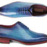 Paul Parkman Goodyear Welted Wholecut Oxfords Blue & Turquoise