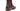 Paul Parkman Brown Burnished Woven Leather Zipper Boots