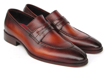 Paul Parkman Men's Split Toe Loafer Shoes Tobacco