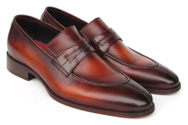 Paul Parkman Men's Split Toe Loafer Shoes Tobacco