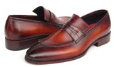 Paul Parkman Men's Split Toe Loafer Shoes Tobacco