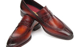 Paul Parkman Men's Split Toe Loafer Shoes Tobacco