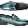 Paul Parkman Men's Turquoise Patina Handmade Loafers