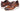 Paul Parkman Men's Brown Hand-Painted Woven Leather Sneakers