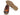 Paul Parkman Men's Brown Hand-Painted Woven Leather Sneakers