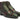 Paul Parkman Men's Green & Brown Hand-Painted Cap Toe Boots in #color_