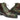 Paul Parkman Men's Green & Brown Hand-Painted Cap Toe Boots in #color_
