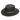 Fernandez y Roche Dallas Ribbon in Grey Wool Gambler Hat Made in Spain in Grey