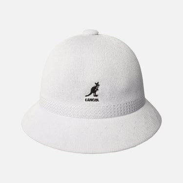 Kangol Tropic Ventair Snipe Bucket Hat in White