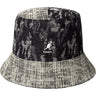 Kangol Denim Mash Up Bucket in Black Topstitch
