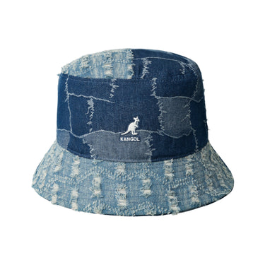 Kangol Denim Mash Up Bucket in Medium Blue