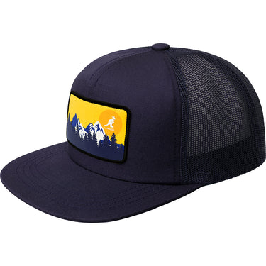 Outdoor Patch Trucker in Navy One Size Fits Most