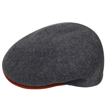 Kangol 504 Stiffened Wool Ivy Cap in Flannel Mix / Safety