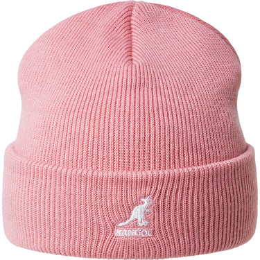 Kangol Acrylic Pull On Double Branded Beanie in Pepto OSFM