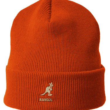Kangol Acrylic Pull On Double Branded Beanie in Safety OSFM #color_ Safety OSFM