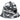 Kangol Airbrush Casual Bucket Hat in Black / White #color_ Black / White
