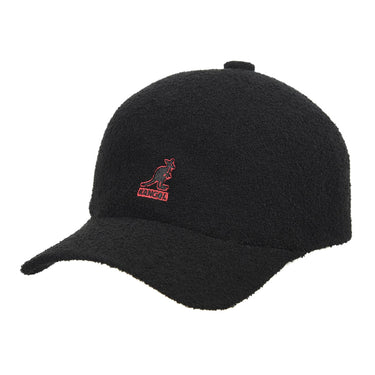 Kangol Bermuda Elastic Spacecap Baseball Cap in Black