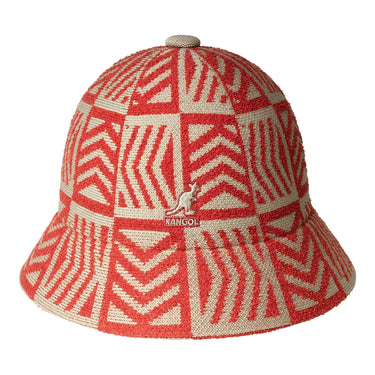 Kangol Bermuda Network Casual Bucket Hat in Cayenne / Beige #color_ Cayenne / Beige