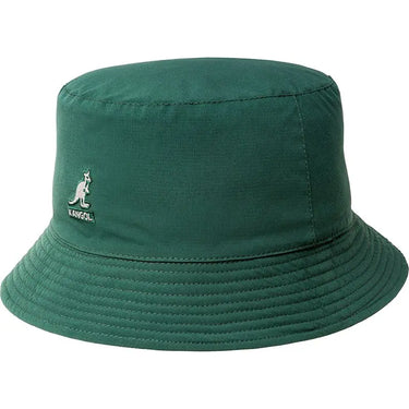 Kangol Club Rev Reversible Bucket Hat in White / Green