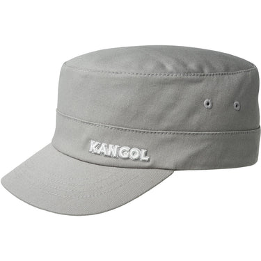Kangol Cotton Twill Army Cap in Silver