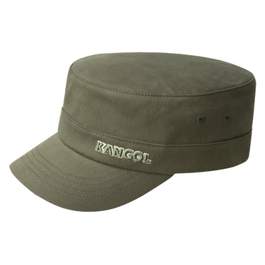 Kangol Cotton Twill Army Cap in Green
