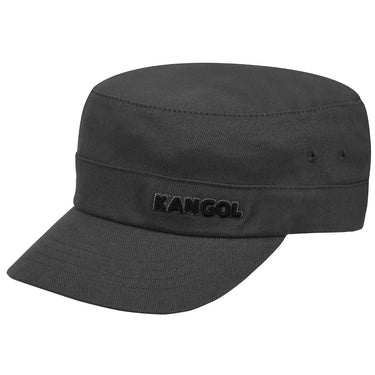 Kangol Cotton Twill Army Cap in Grey #color_ Grey