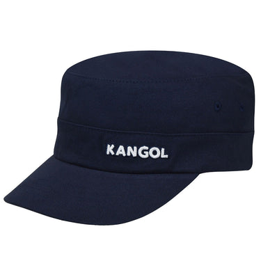 Kangol Cotton Twill Army Cap in Navy #color_ Navy