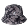 Kangol Faux Fur Bucket Hat in Grey Mottle #color_ Grey Mottle