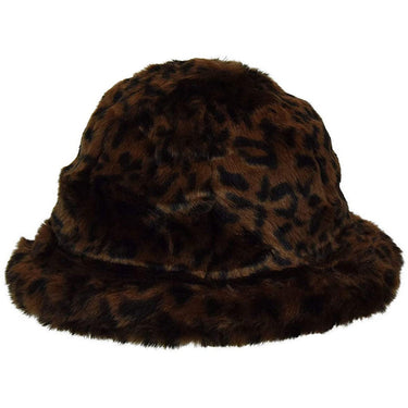 Kangol Faux Fur Casual Bucket Hat