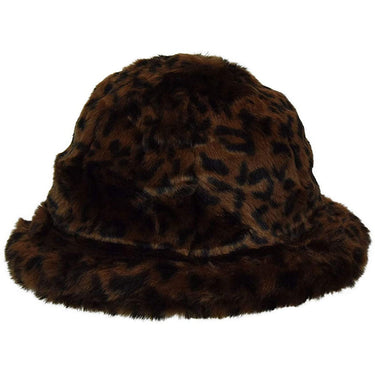 Kangol Faux Fur Casual Bucket Hat in