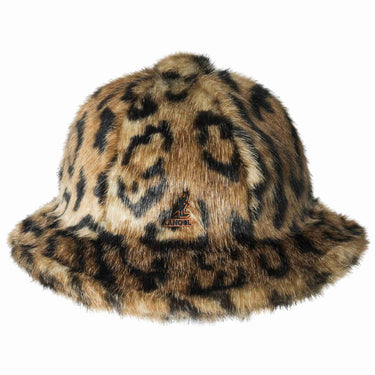 Kangol Faux Fur Casual Bucket Hat