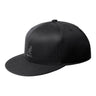 Kangol FlexFit Flat Peak Baseball Cap in Black #color_ Black