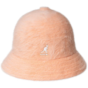 Kangol Furgora Casual Fur Bucket Hat in Papaya Milk