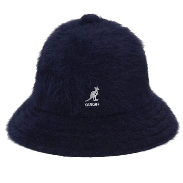 Kangol Furgora Casual Fur Bucket Hat in Navy #color_ Navy