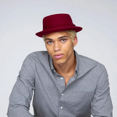 Kangol Polished Pork Pie Wool Felt