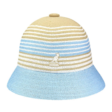 Kangol Tropic League Casual Bucket Hat in Beige / Glacier