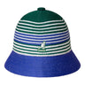 Kangol Tropic League Casual Bucket Hat in Masters Green / Starry Blue #color_ Masters Green / Starry Blue