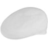 Kangol Tropic Ventair 504 Vented Ivy Cap in White #color_ White