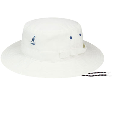 Kangol Utility Cords Jungle Bucket Hat in Off White #color_ Off White