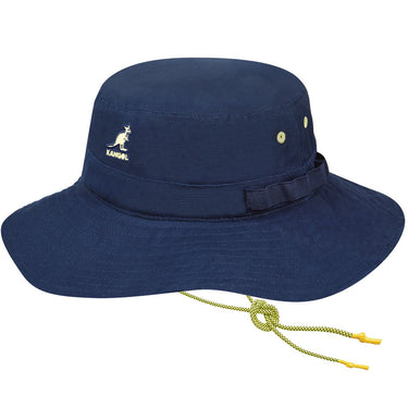Kangol Utility Cords Jungle Bucket Hat in Navy #color_ Navy