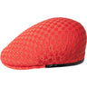 Kangol Ventair Ladder Stitch 507 Vented Ivy Cap in Cherry Glow #color_ Cherry Glow