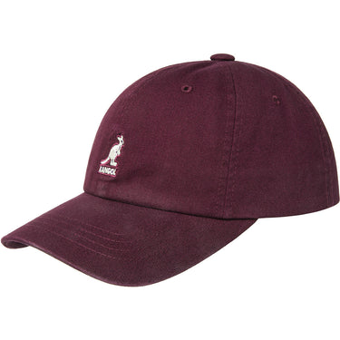 Kangol Washed Baseball Cap Adjustable Leather Backstrap in Cordovan OSFM