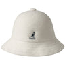 Kangol Wool Casual Bucket Hat in White #color_ White